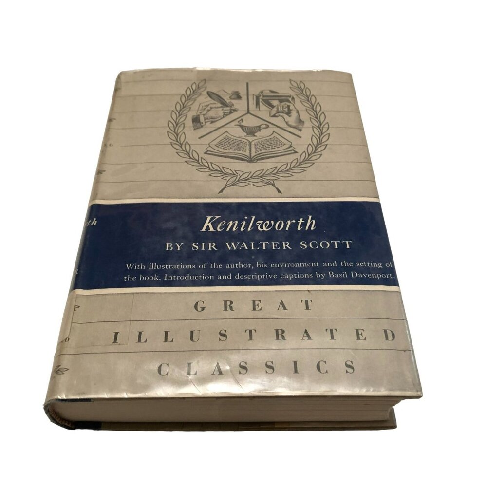 KENILWORTH BOOK BY SIR WALTER SCOTT HARDBACK DODD MEAD & CO 1956 ex library book